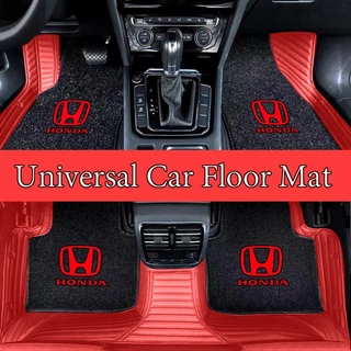 4PCS Tapete De Flanela Antiderrapante Sem Odor Tapetes Para Honda City Accord Civic Fit CRV Odssey BRV HRV XRV