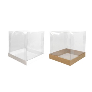 Cajas Acetato Transparente 12x12x12(alto) Cm (50u)