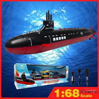 KLT Submarino Modelo Três Suportes De Efeito Sonoro Display Brinquedos Para Meninos Crianças Militar Escala 1/350
