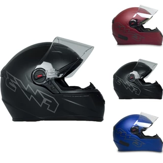 Capacete Gt Classic Fw3 Masculino e Feminino Com Viseira Transparente 2.5mm E Abertura Em Dois Estágios