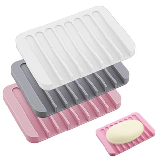 Suporte De Sabão De Silicone Caixa Criativa Drenagem Armazenamento
