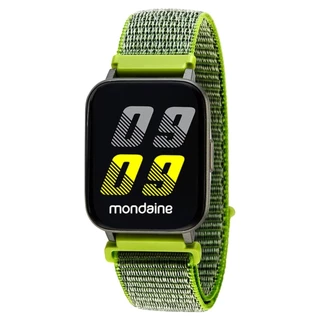 Relogio Smartwatch Mondaine Full Touch Pulseira Nylon Verde