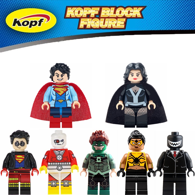 Zatanna Lana Lang Superboy Minifigures Brinquedos Para Crianças Blocos De Construção Presente De Aniversário