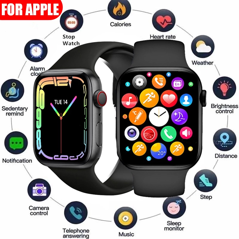 Smartwatch i8 Pro Max Atende Chamada Esportivo Rastreador De Fitness Personalizado Mostrador Homens Mulheres Presente Para Celular Apple PK IWO 27 X8 T500