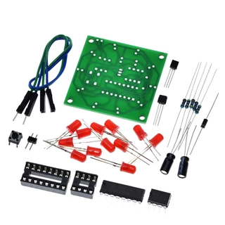 ne555 e cd4017 kit para montar roleta eletrônica com led em Oferta na Shopee