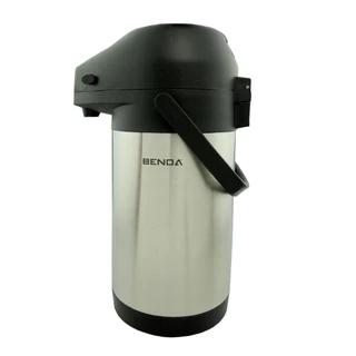 Garrafa Térmica Benoá SS22HK Stainless 2,2 Litros Inox Com Sistema Anti-Pingos