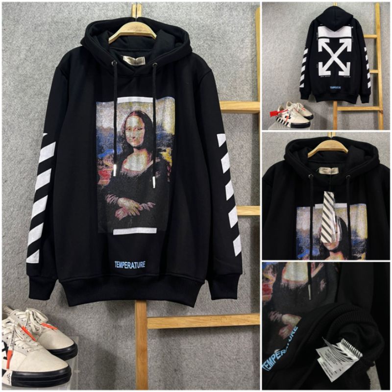 hoodie Off White monalisa Com Etiqueta Completa premium | Suéter