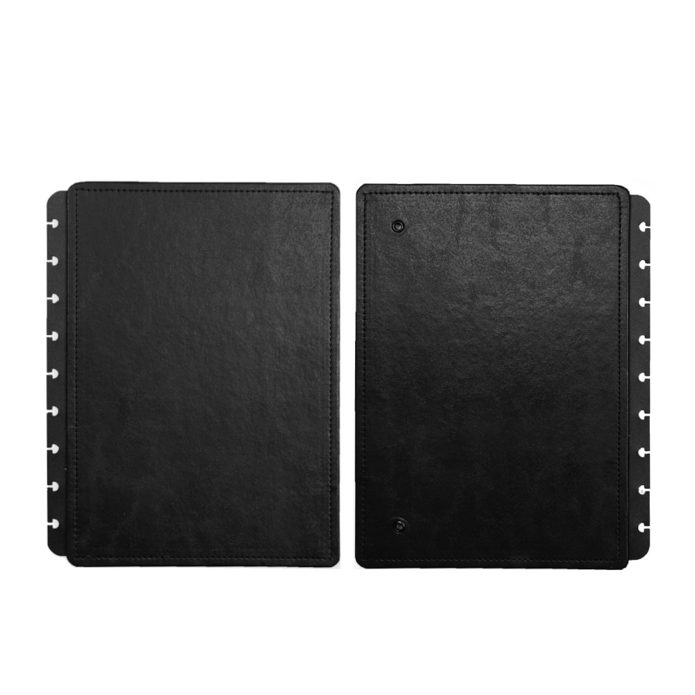 Capa e Contracapa Caderno Inteligente Médio Preto