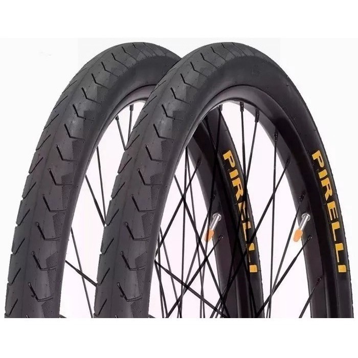Par Pneus Bicicleta Pirelli Aro 26x1.50 Slick Phantom Street