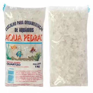 Aqua Pedras Substrato Inerte Quartzito Cristal 1Kg
