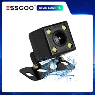 HD 4 LED Night Vision Car Rear View Backup Reversa Câmera CCD À Prova D