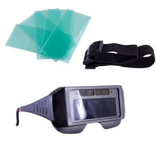 Oculos De Solda C/ Escurecimento Automatico + 5 Lentes