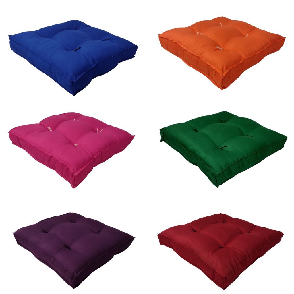 Assento Futon Novita 45x45cm Artesanal Almofada Decoração Poltrona Cama Almofada Sofá