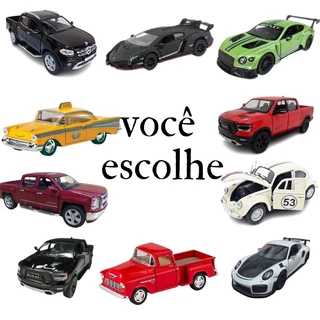 Miniatura Carrinho de ferro caminhonete 4x4 carrinho de metal esportivo abre as portas