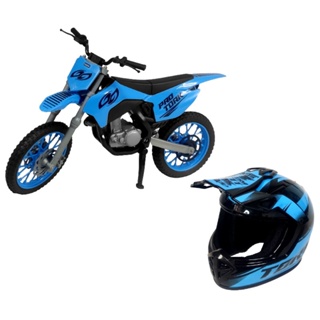 Kit Com 4 Motos de Brinquedo Corrida Miniatura Infantil para