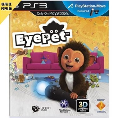 Eyepet Ps3 Capa De Papelão Usado Nota Fiscal Midia Fisica