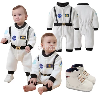 Fantasia Para Bebê Menino Austronauta Macacão Espacial Infantil De 1 Ano De Idade Festa Tema De Aniversário Cosplay Onesies Outfit