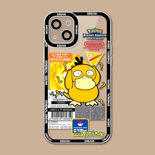 Japão Anime Pokemon Pikachu Roxo Gengar Psyduck Capa De Celular Para  Samsung Galaxy S22 S21 S20 Plus Ultra S21FE F E A12 A13 A03 A03S J7 Prime  Desenho Fofo Anti-Impacto Novo Design