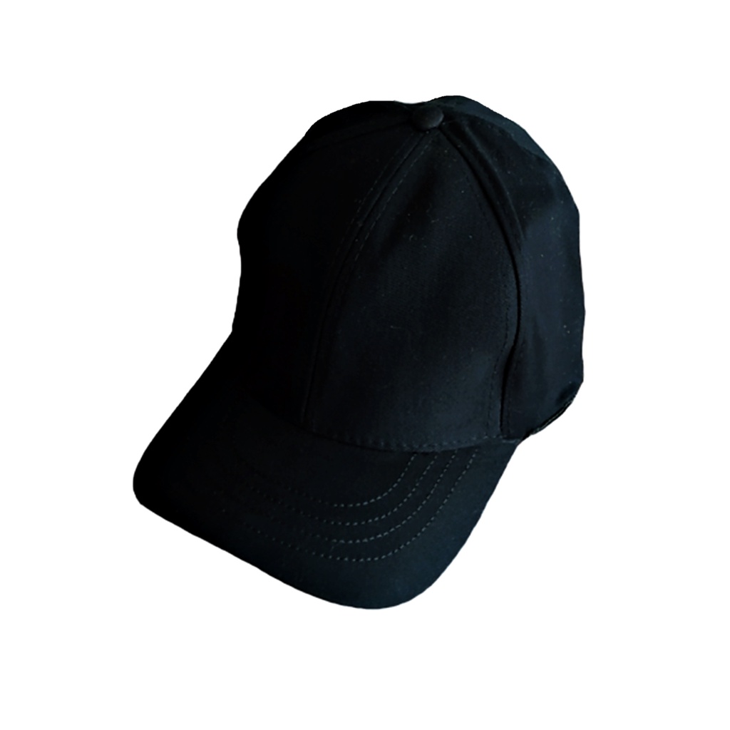 Boné Cap Casual Básico Unissex Em Brim Aba Curvada | Shopee Brasil