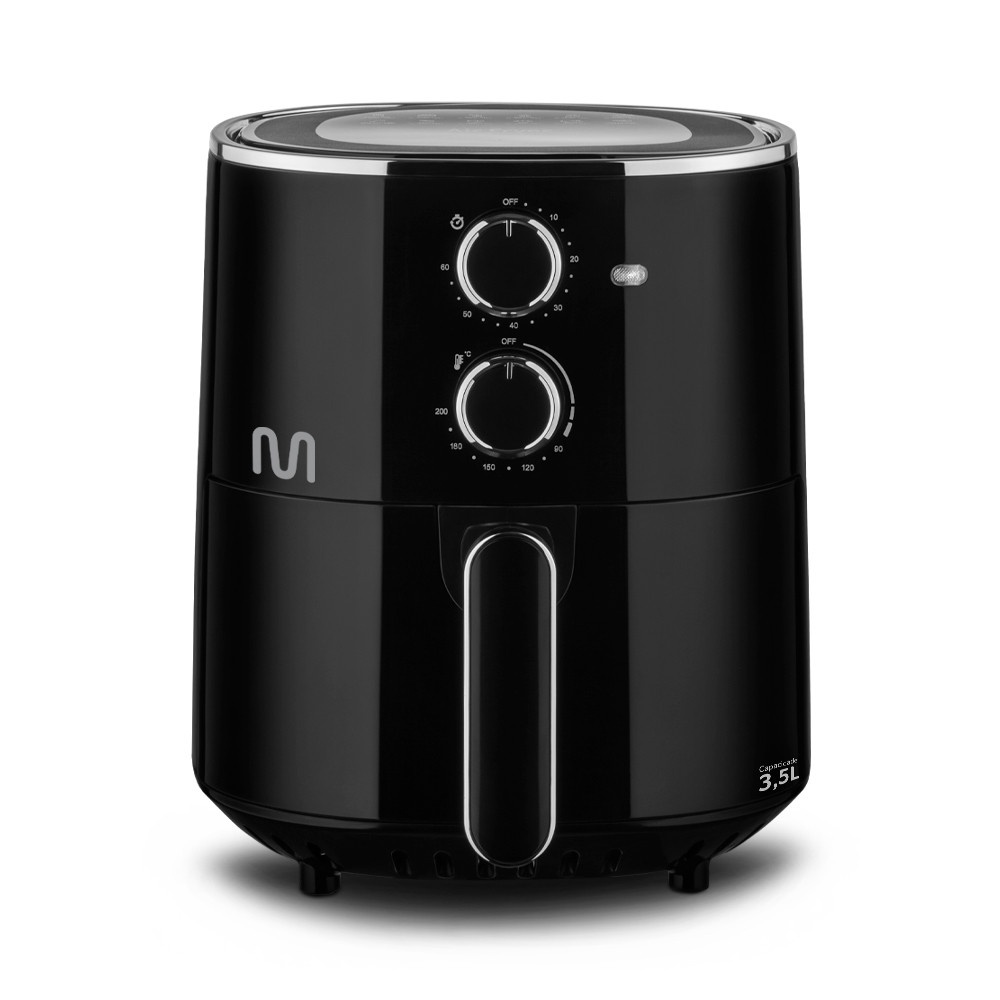 Fritadeira Elétrica Sem Óleo Air Fryer Britânia 3,2 Litros Preta/ Inox com  Timer 127V no Shoptime