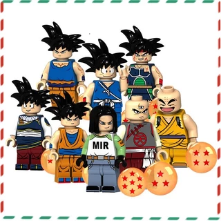 【 Toy World 】 Children Montagem Educacional Brinquedos nano Ninjago Modelo Dragon Ball Series Minifigures