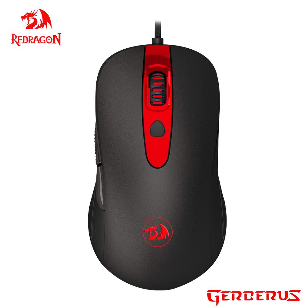 Mouse Gamer Redragon Cerberus, RGB, 7200DPI, Ambidestro, 5 Botões