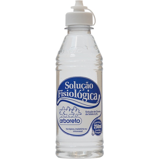 Soro Fisiologico Solução 0,9% Arboreto Bico Gotejador 250ML | Shopee Brasil