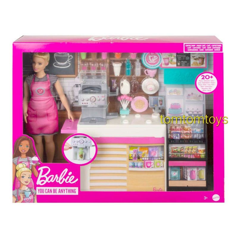 Barbie COFFEE SHOP Doll Cafeteira Original