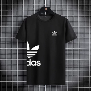 Estoque Pronto Camiseta De Verão Para Menino Única Bonito Tendência Manga Curta Estudante Simples Gola Redonda