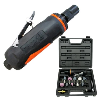 Retífica Pneumática 1/4 POL Curta com Kit 10 Acessórios WAFT em Oferta na Shopee