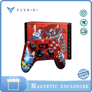 Flydigigi Apex 3 Rabbit Ano Bluetooth Sem Fio Gamepad LED Display Feitiço De Força Vibração Jogo Controlador De Manivela Concha Magnética