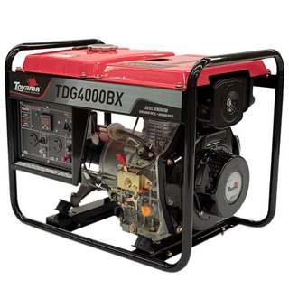 Gerador de Energia à Diesel 3,3 KVA Bivolt Partida Manual TDG4000BX TOYAMA em Oferta na Shopee