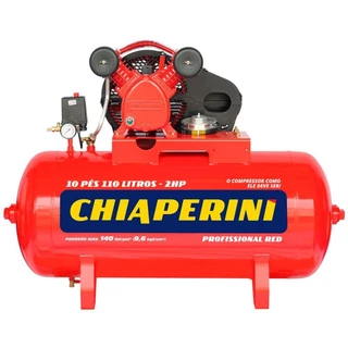 Compressor Ar 10 Pés 2 Pistões Red S/ Motor 19196 Chiaperini