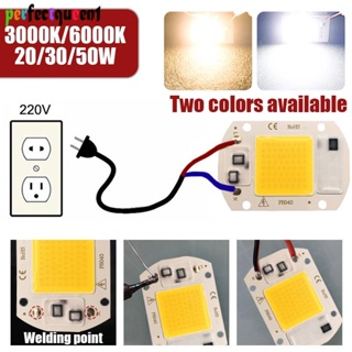 20/30/50W Waterproof IP67 COB LED 3000K/6000K Chip With Lens 110V/220V