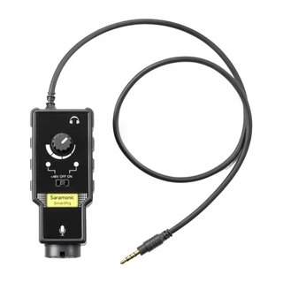 Adaptador Áudio Saramonic Smartrig II Microfone Smartphone