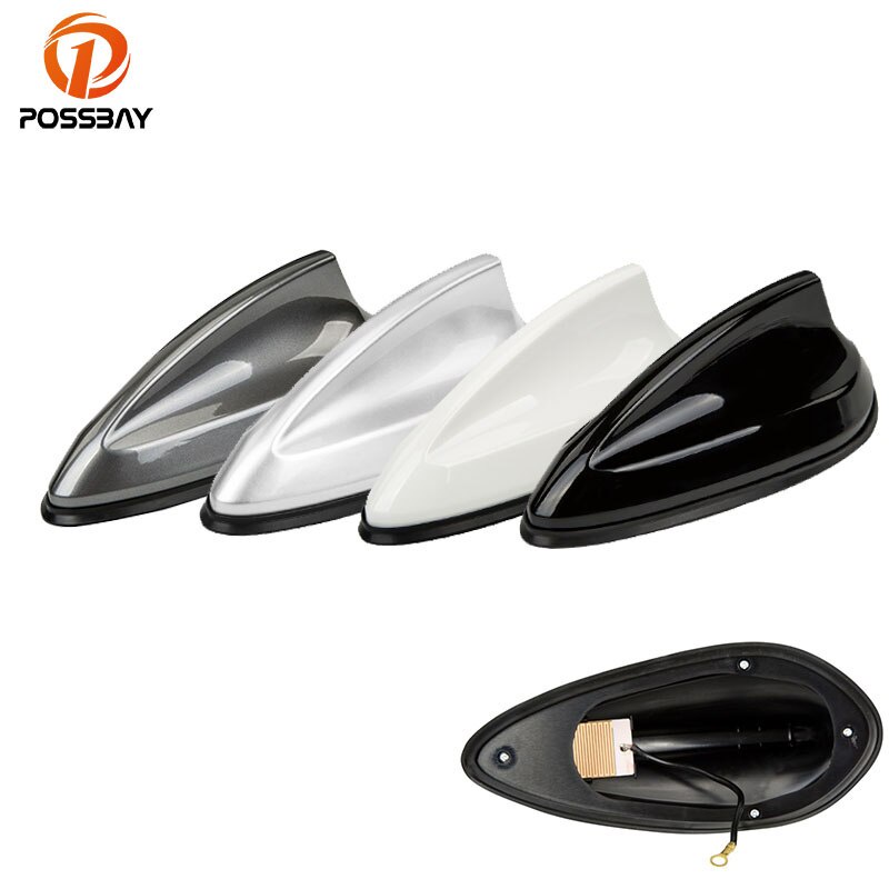 Universal Car Shark Fin Roof Antenna Radio FM Signal Aerials Fit for Most Cars Auto Parts