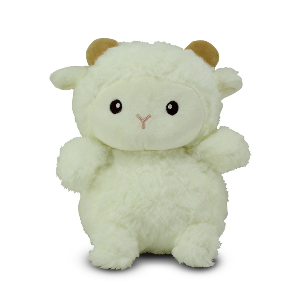 Cordeiro Ovelha de Pelúcia Macio Fofinho 22cm