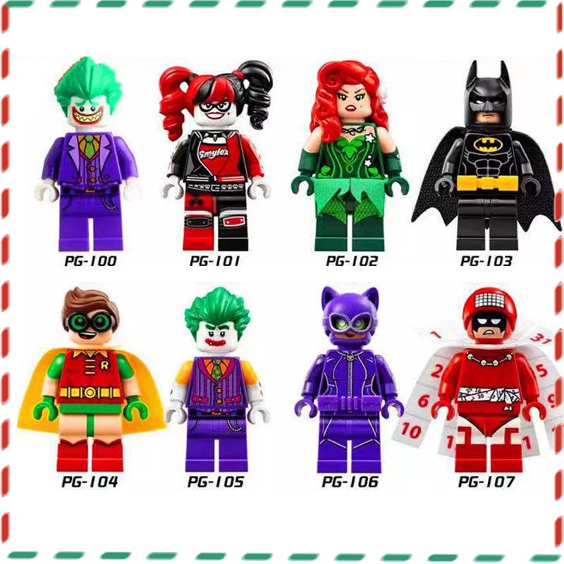【 Toy World 】 Building Bloqueia Brinquedos Minifiguras Da Série Superhero Batman Educativos
