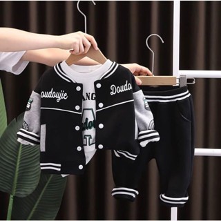 Roupas Para Meninos De 1-5 Anos De Idade DODOJIE 3 Em 1 Casaco Crianças