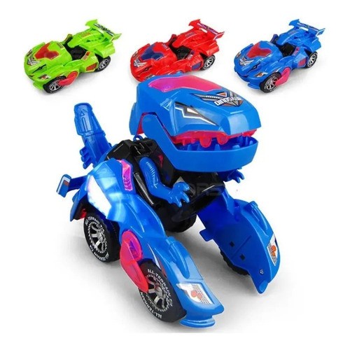 Sunnhan Brinquedos que se transformam, 2 em 1, Dinossauro de LED Transforma Carro  Dinossauro Automático Dinossauro Dinossauro Transformer; Lâmpadas de Carro  para Crianças (Idade 3 – 12 anos, Azul) : : Brinquedos e Jogos