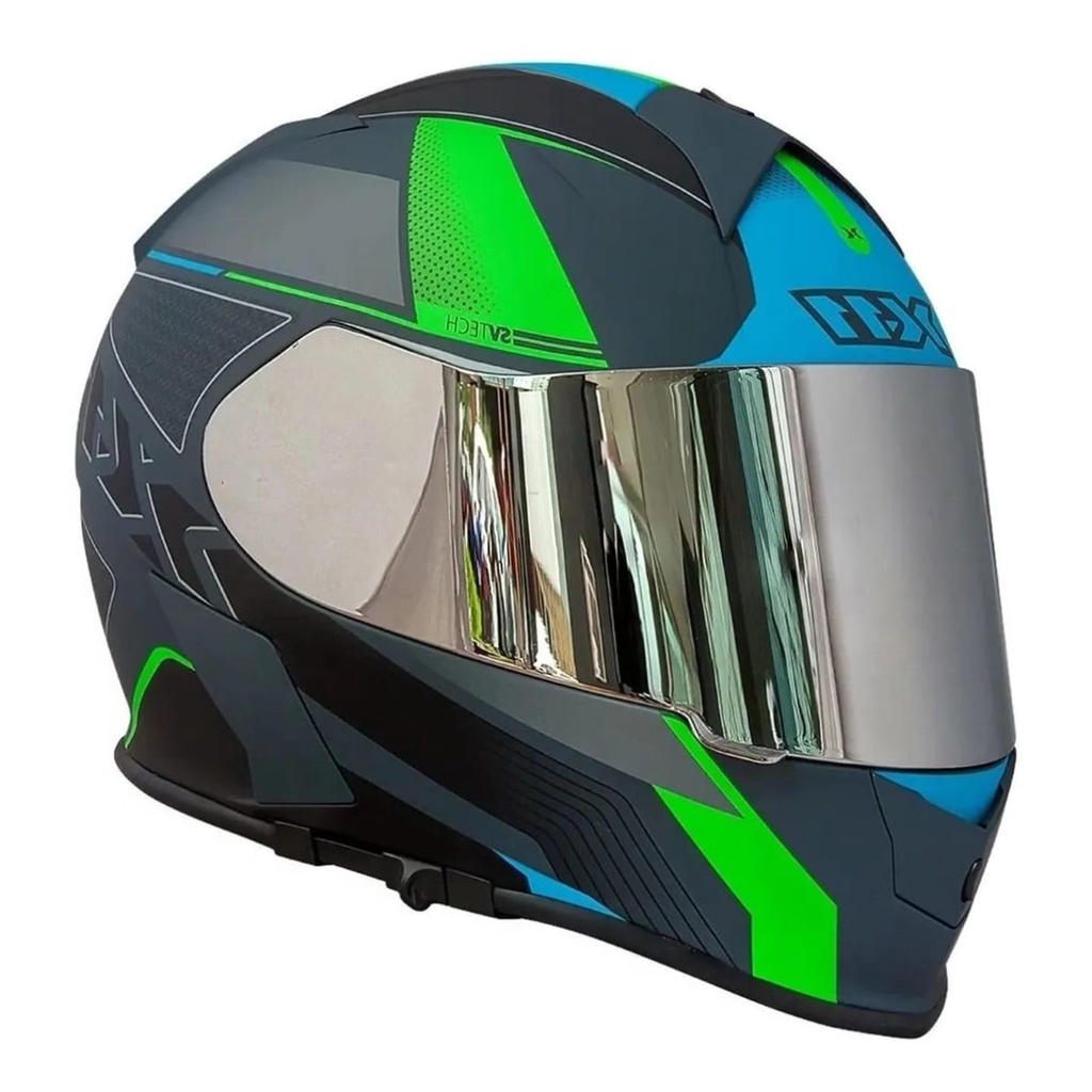 Capacete Moto Unissex X11 Revo Pro Flagger Sv Com Viseira Extra - VBS Online