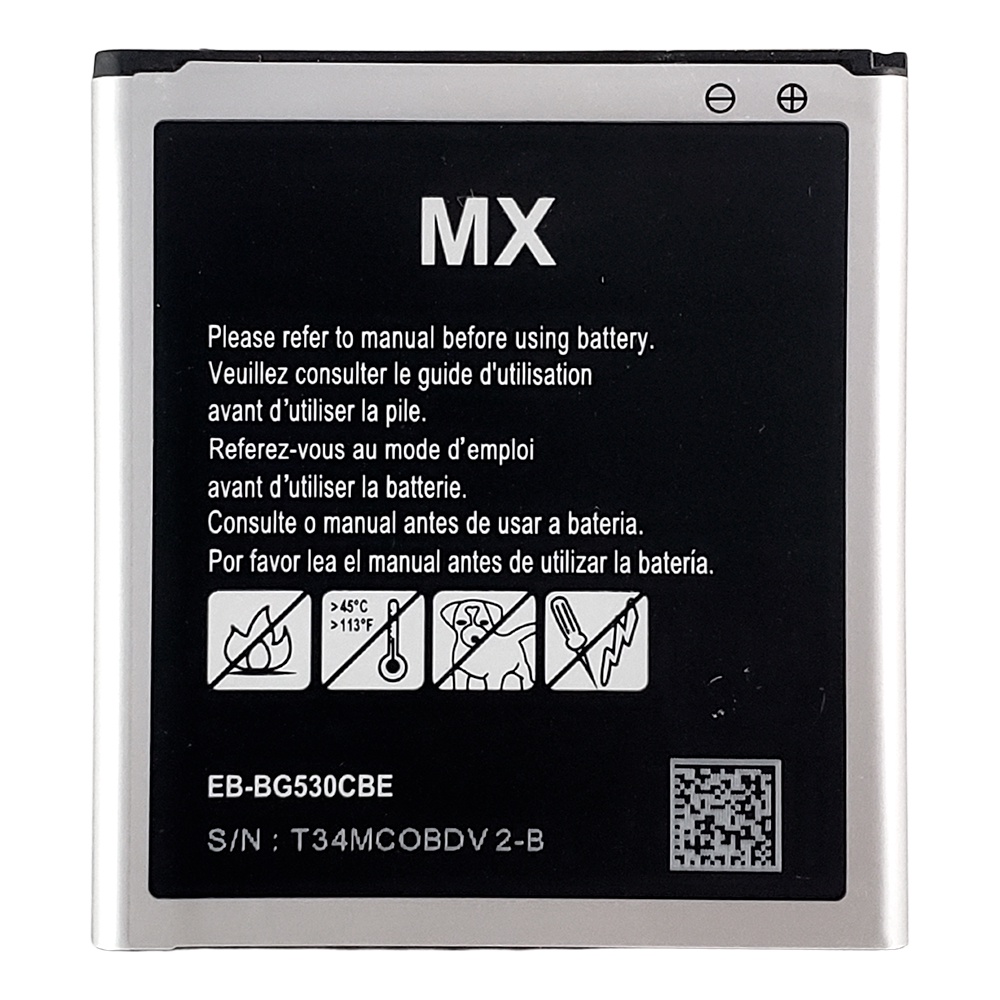Bateria Gran Prime Duos G530/ G531/ G532/ J2 Pro J250/ J320/ J500/ On5 2600mAh Com Chip Mx