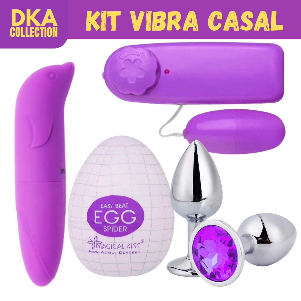 Kit Golfinho Estimulador Do Ponto G Bullet Multivelocidades Egg Plug Anal De Metal Shopee Brasil 8543