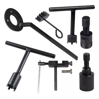 Kit Chave Castelo, Fixador, Saca Magneto E Pino Corrente