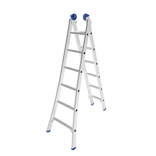 Escada Extensível Alumínio 6 Degraus 1,97 X 3,09 Metros Mor em Oferta na Shopee