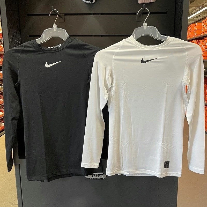 Oferta Especial Esportes Manga Longa Masculina Rápida Secagem Alta-Elastic Slim-Fit Fitness Roupas Corrida Trilha E F