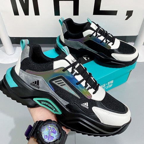 P PM Tênis Masculino Esportivo De Malha De Corrida Casual Tendência