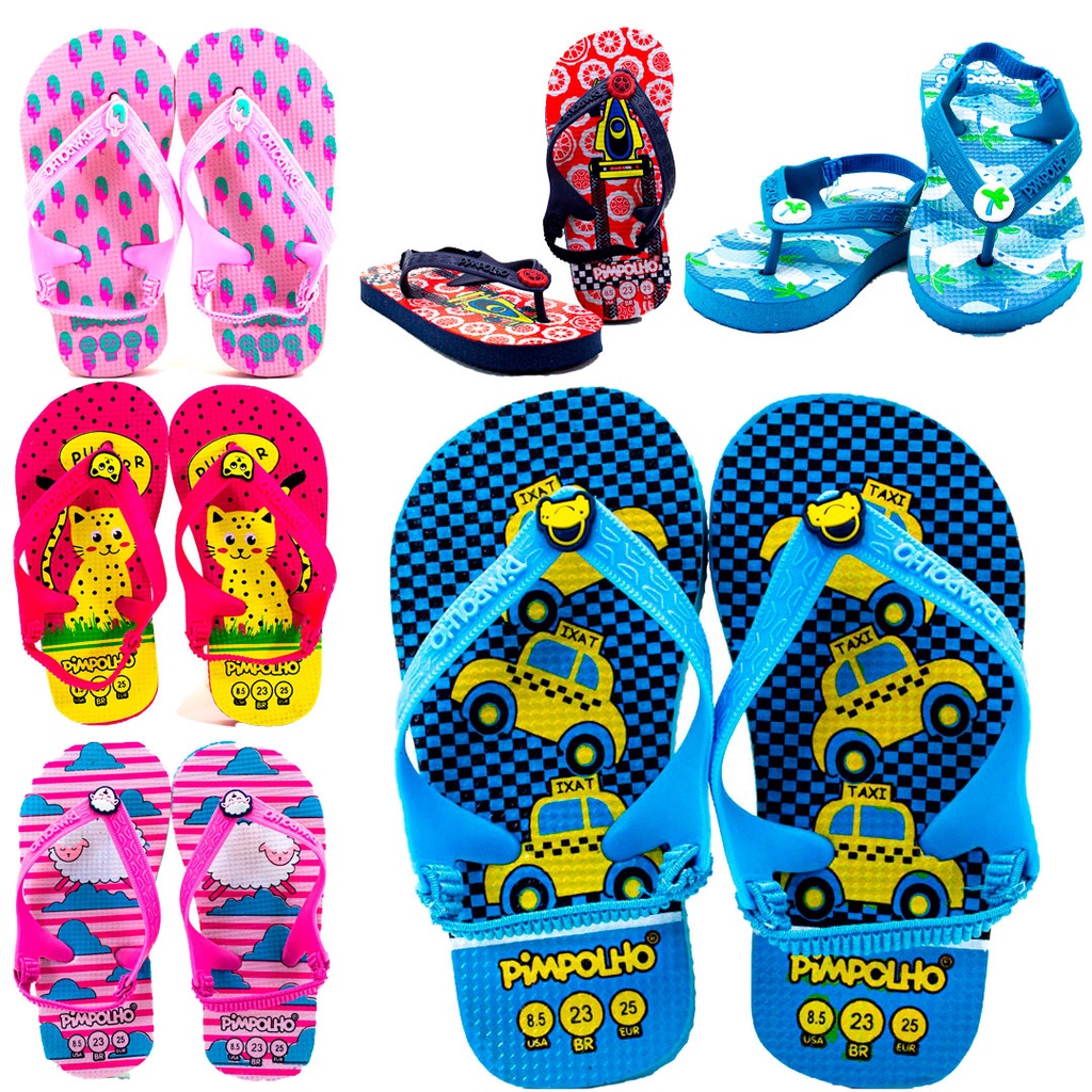 Chinelo store infantil pimpolho