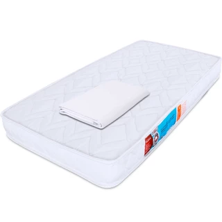 Colchão Mini Cama Infantil Espuma D18 + Lençol Avulso com Elástico 180 Fios 148x68x12 BF Colchões