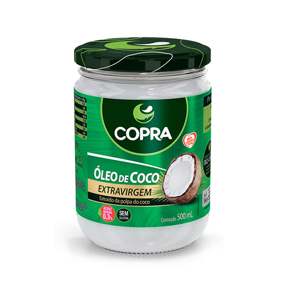 Óleo de Coco Extra Virgem 500ml - Copra